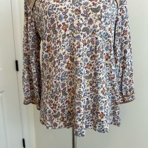 J. Jill Boho Peasant Blouse Women’s M - Picture 3 of 12